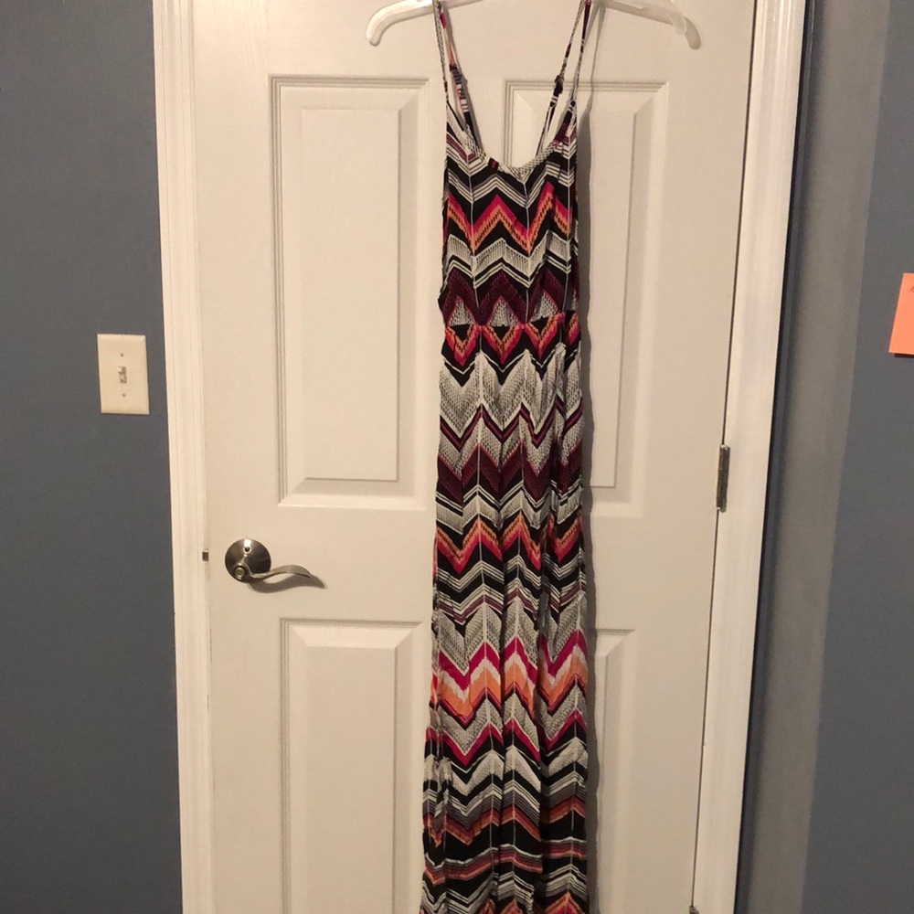 Chevron Maxi Dress